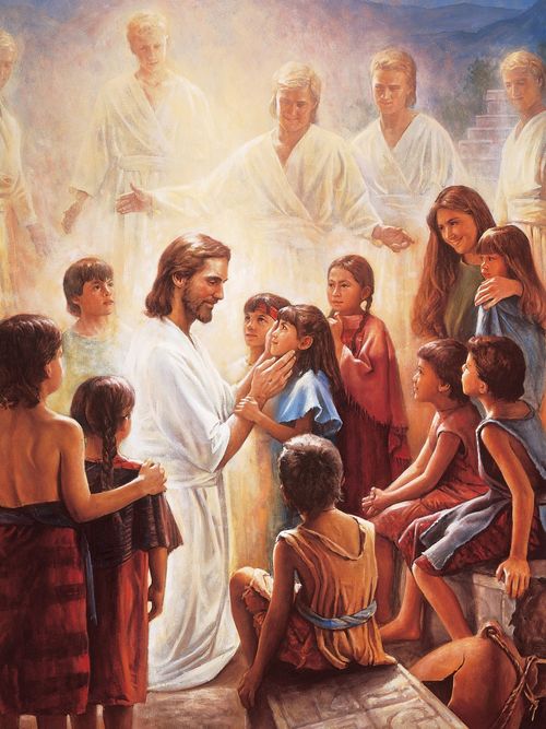 Jesus Christ blessing the little children