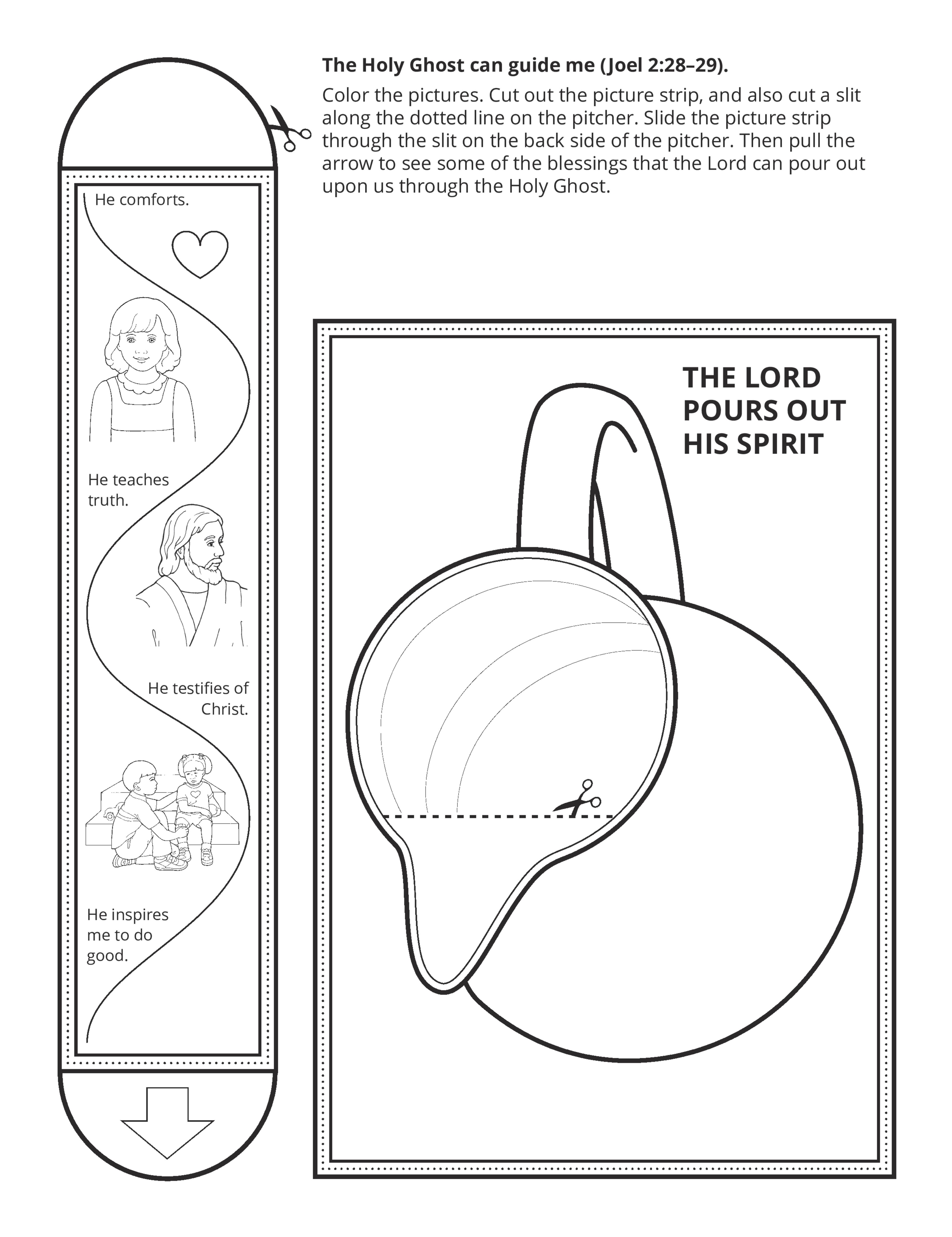 The Holy Ghost can guide me (Joel 2:28–29).