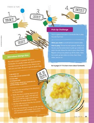 activity and mango rice recipe