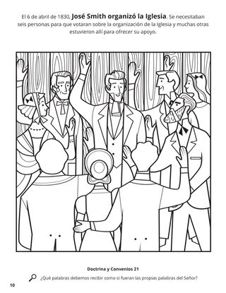 Organization of the Church coloring page