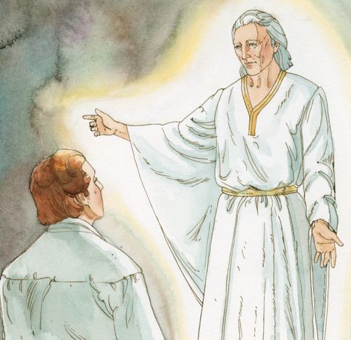 Moroni appearing to Joseph