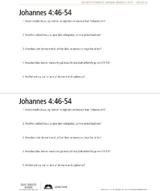 handout, John 4