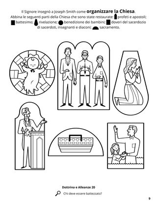 The Restored Church of Jesus Christ coloring page