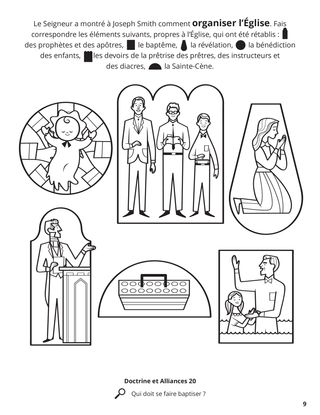 The Restored Church of Jesus Christ coloring page