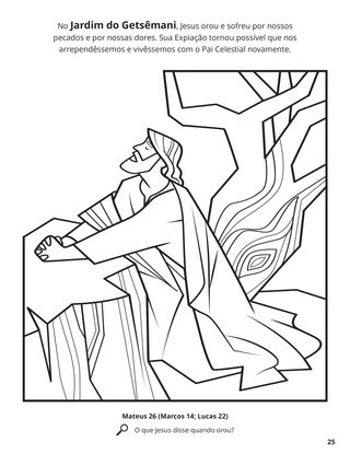 Gethsemane coloring page