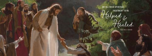 Jesus Christ healing a man