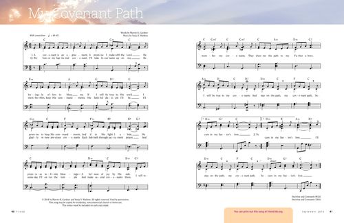 music, My Covenant Path