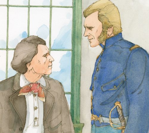 Brigham Young speaking to James Allen