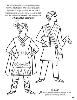 Alma the Younger coloring page