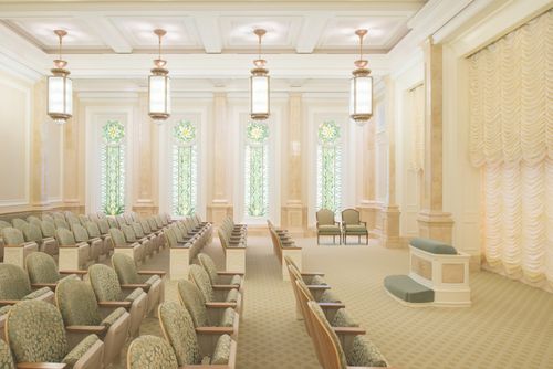 interior of the Gilbert Arizona Temple