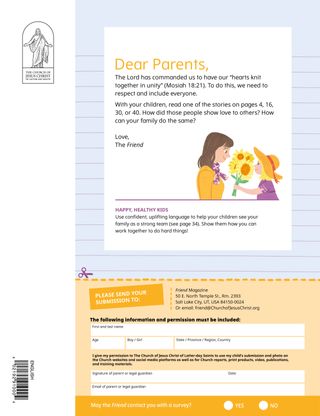 letter to parents