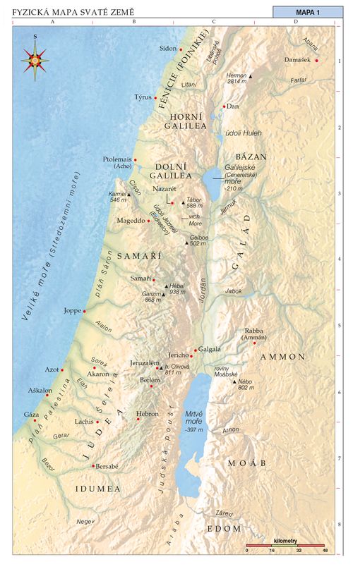 Biblická mapa 1