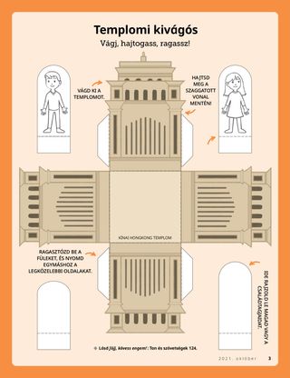 temple cut-out activity