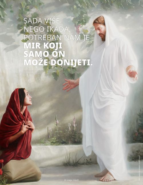 plakat Isusa Krista kako se ukazuje Mariji Magdaleni