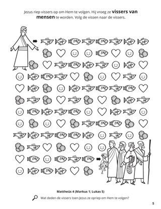 Fishers of Men coloring page