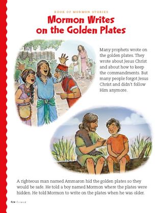 Mormon Writes on the Golden Plates, 1