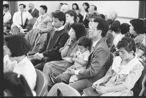 members in chapel