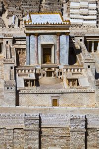 model of Jerusalem temple