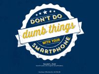 dumb things wallpaper