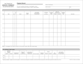 progress record