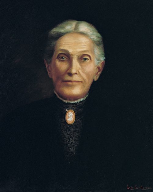 Fotografía de Aurelia Spencer Rogers, quien es conocida como la fundadora de la Primaria, la cual se organizó en 1878.