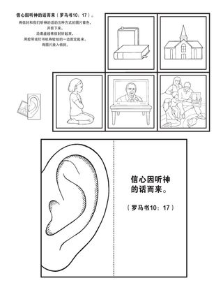 活动页：信心来自聆听神的话。