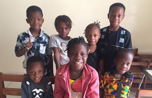 Primary children in Senegal