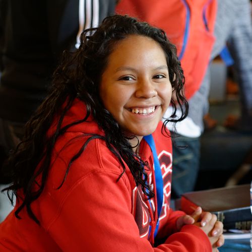 young woman at FSY conference