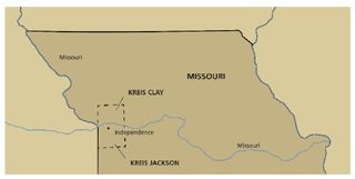 Karte: Norden Missouris
