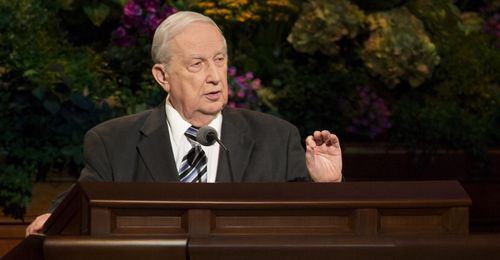 Elder Scott at conference