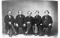 Brigham Young with his brothers