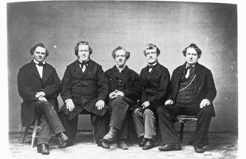 Brigham Young with his brothers