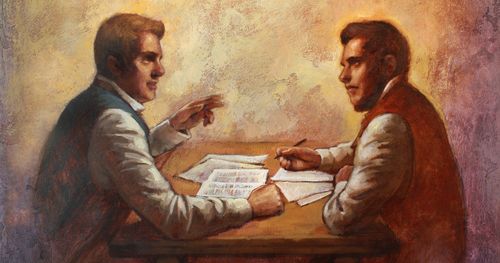 Joseph Smith en Sidney Rigdon