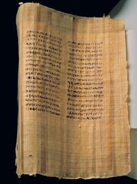 replica of papyrus