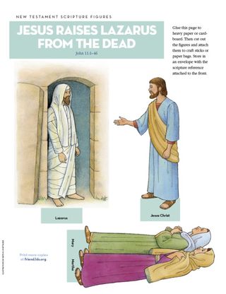 Scripture Figures, Jesus Raises Lazarus from the Dead