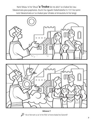 Enoch and the People of Zion coloring page