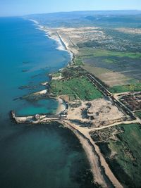 aerial view of Caesarea