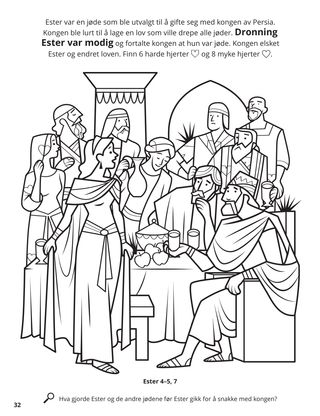 Esther coloring page