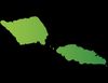 map of Samoa