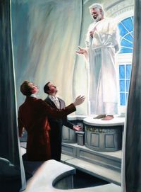 Elijah Appearing in the Kirtland Temple