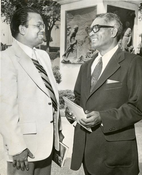 S. Paul Thiruthuvadoss with Mangal Dan Dipty
