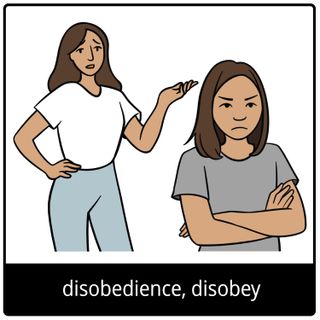 disobedience, disobey gospel symbol