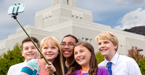 youth at the temple