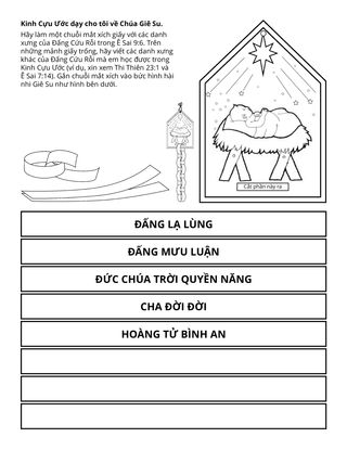 trang sinh hoạt: Kinh Cựu Ước dạy cho tôi về Chúa Giê Su