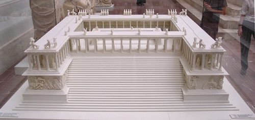 model of altar