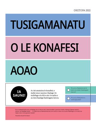 Tusigamanatu o le Konafesi Aoao