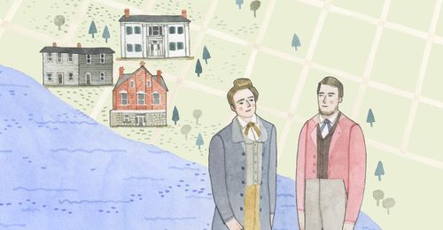 illustration of Joseph Smith and people he met