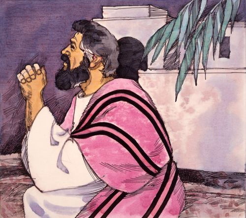 Moses praying