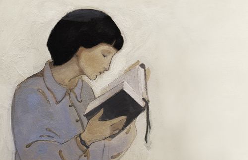 femme lisant les Écritures