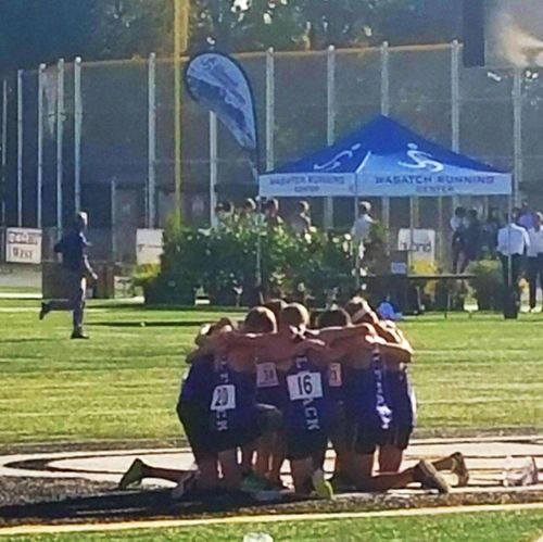 track team praying